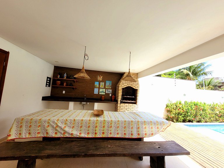 4 quartos, Piscina Bairro 1,5km do Centro de Arraial