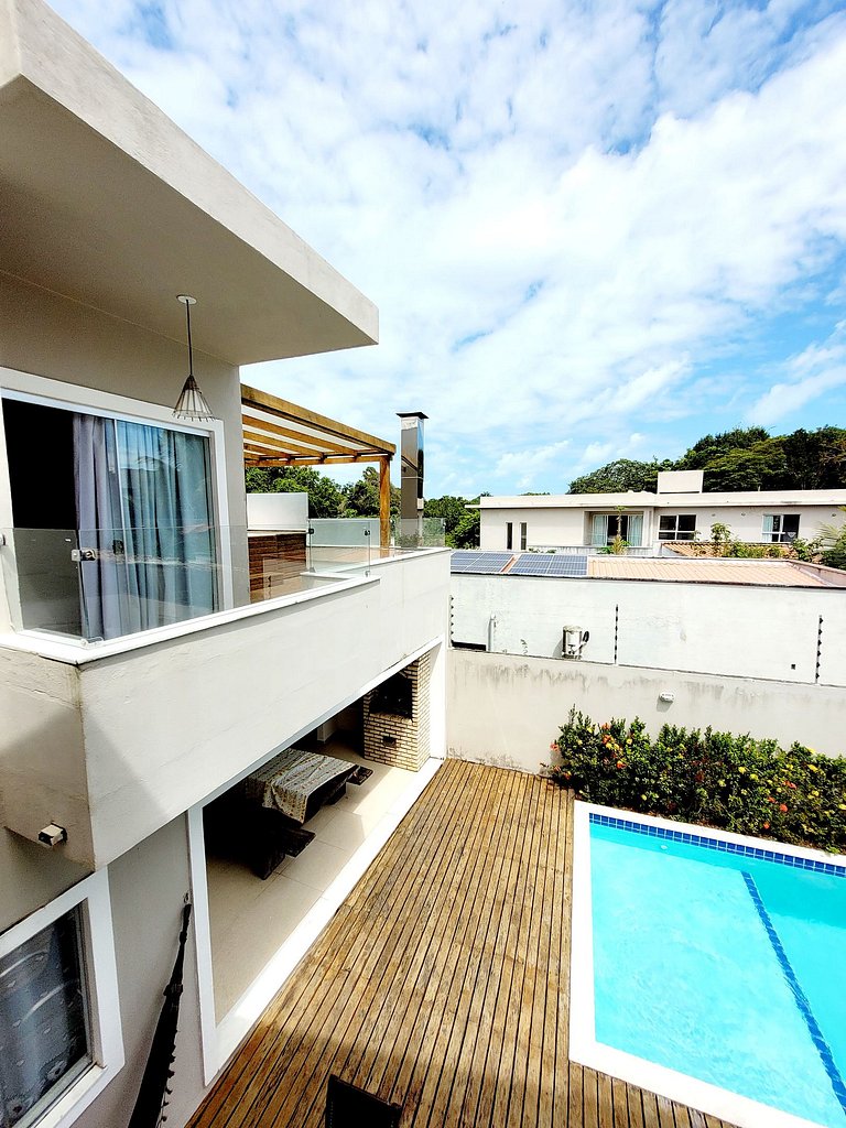 4 quartos, Piscina Bairro 1,5km do Centro de Arraial