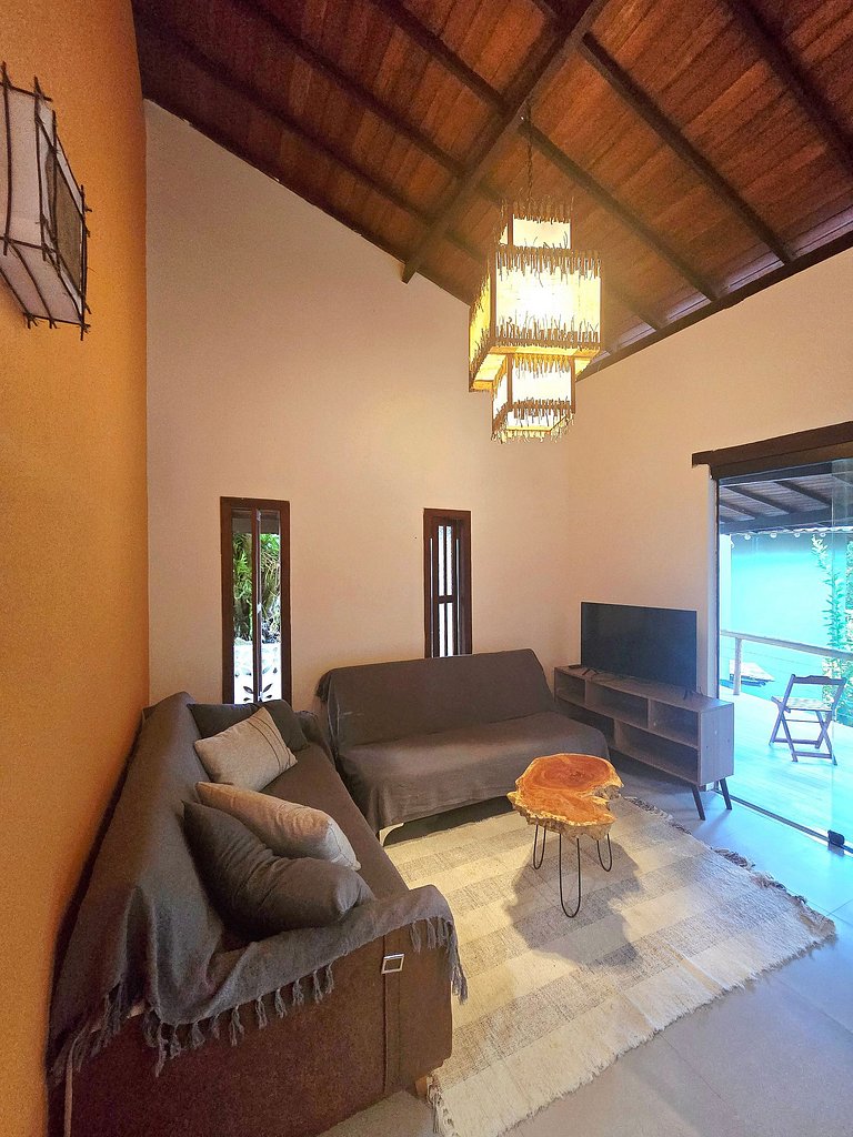 Top Houses Casa Serena tranquilidade com 2 quartos