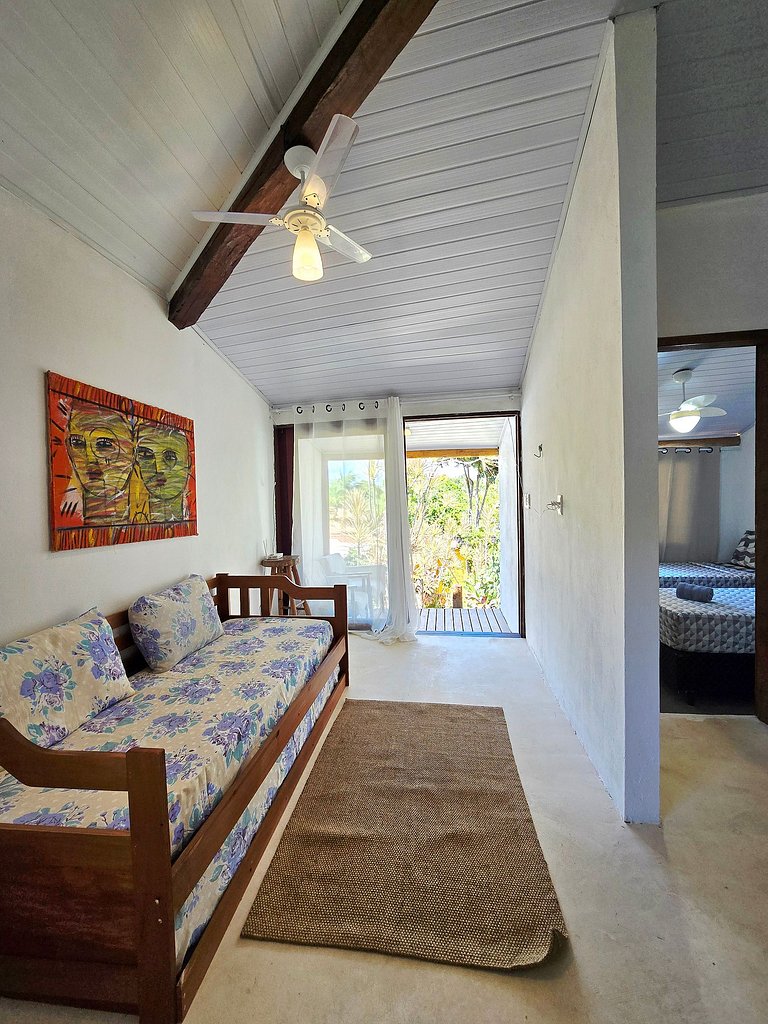 Econômica de 2 quartos Arraial 300m do Centro